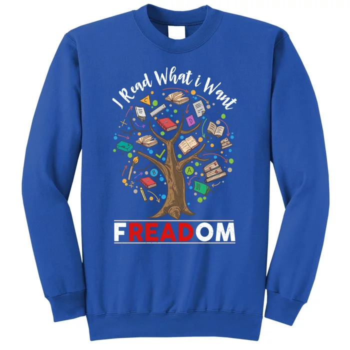 Vintage Censorship Freedom Reading Nerd I Read Banned Books Gift Sweatshirt