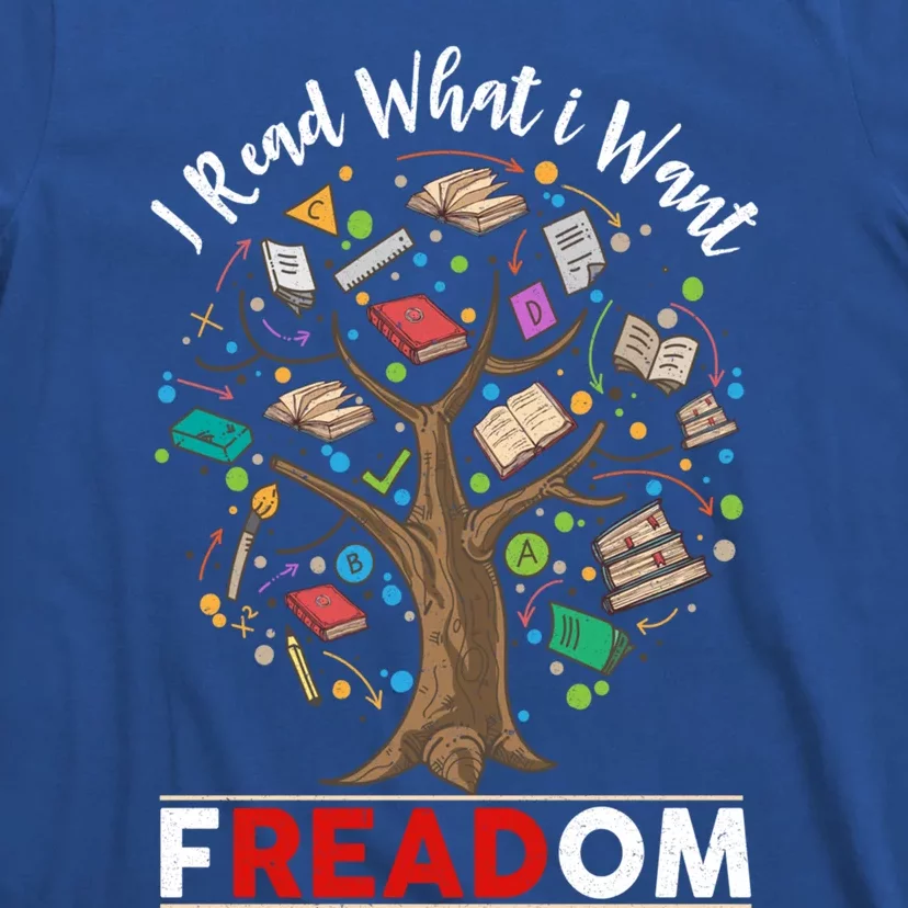 Vintage Censorship Freedom Reading Nerd I Read Banned Books Gift T-Shirt