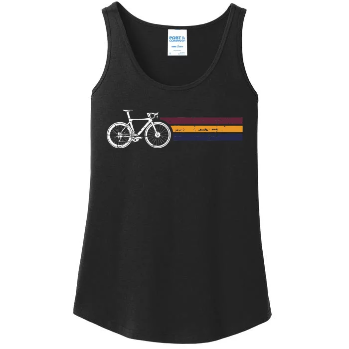 Vintage Cycling Funny Classic Bicycle Bicycling Lover Outfit Ladies Essential Tank