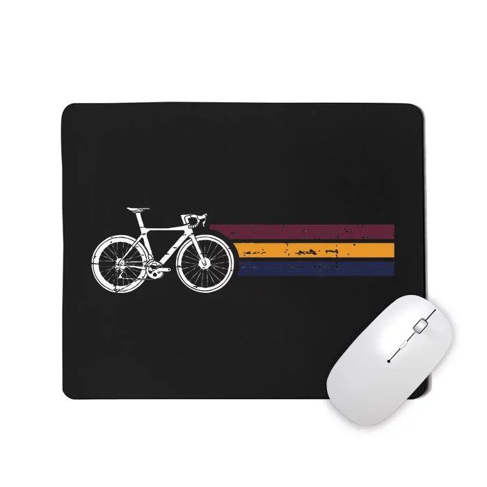 Vintage Cycling Funny Classic Bicycle Bicycling Lover Outfit Mousepad