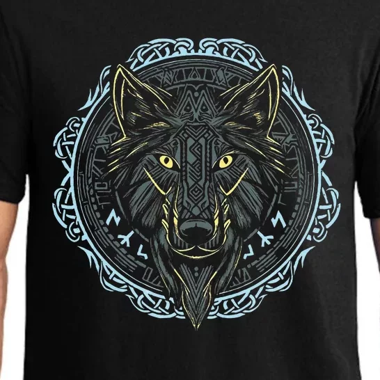 Viking Celtic Fenrir Wolf Of Odin Norse Myths Nordic Pajama Set