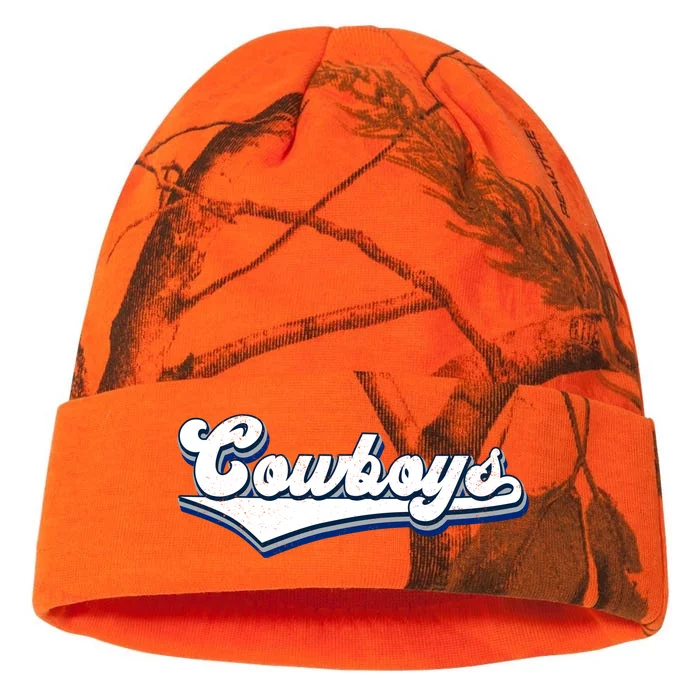 Vintages Cowboys Football Logo Kati - 12in Camo Beanie