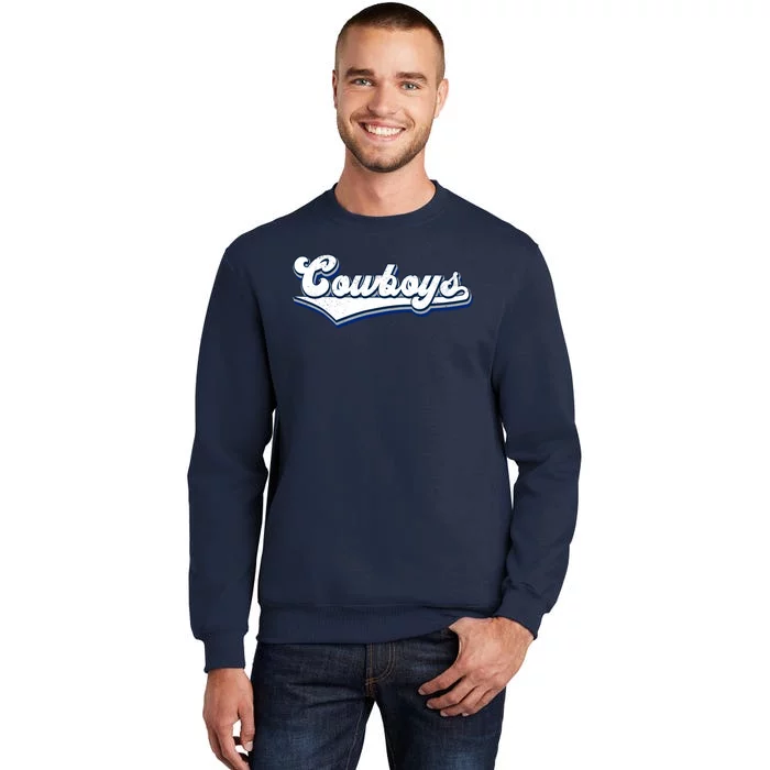 Vintages Cowboys Football Logo Sweatshirt