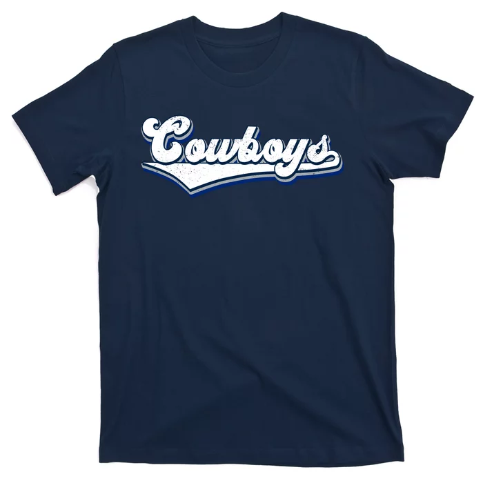 Vintages Cowboys Football Logo T-Shirt