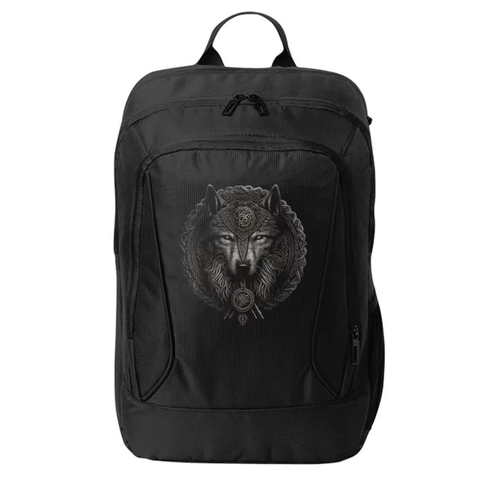 Viking Celtic Fenrir Wolf Women City Backpack