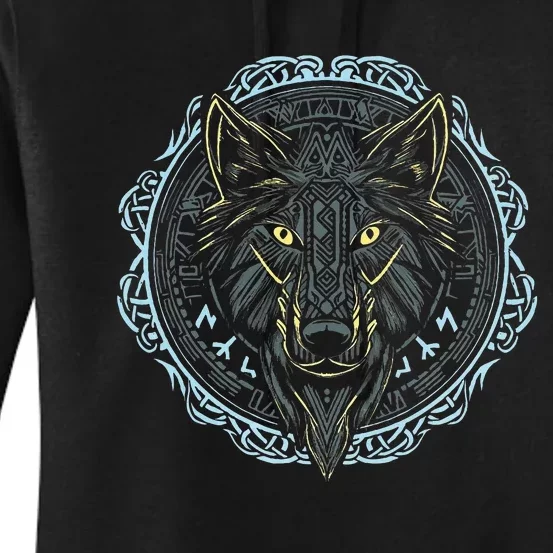 Viking Celtic Fenrir Wolf Of Odin Norse Myths Nordic Gifts Women's Pullover Hoodie