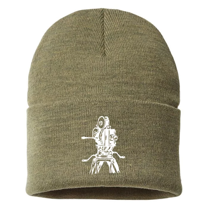 Vintage Camera Film Editor Sustainable Knit Beanie