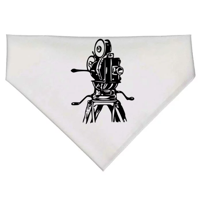 Vintage Camera Film Editor USA-Made Doggie Bandana