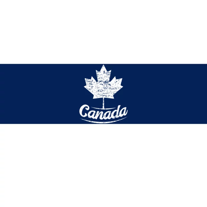 Vintage Canada Flag Canadian Flag Maple Leaf Bumper Sticker