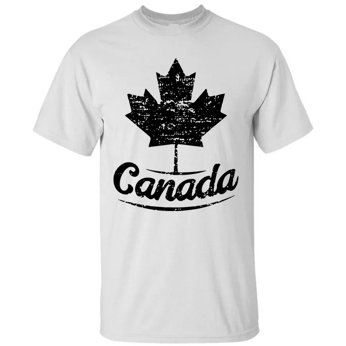 Vintage Canada Flag Canadian Flag Maple Leaf Tall T-Shirt