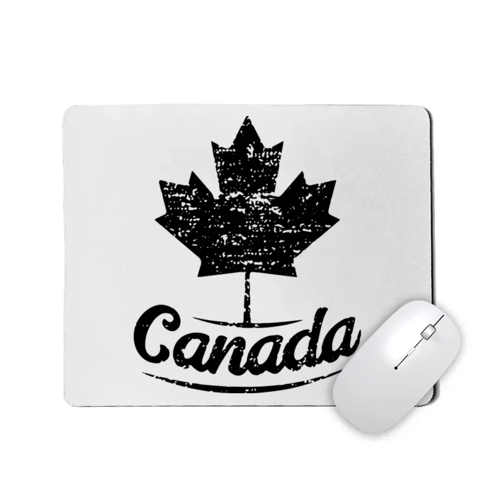 Vintage Canada Flag Canadian Flag Maple Leaf Mousepad