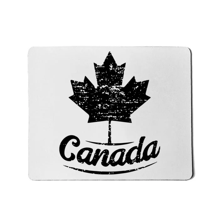 Vintage Canada Flag Canadian Flag Maple Leaf Mousepad