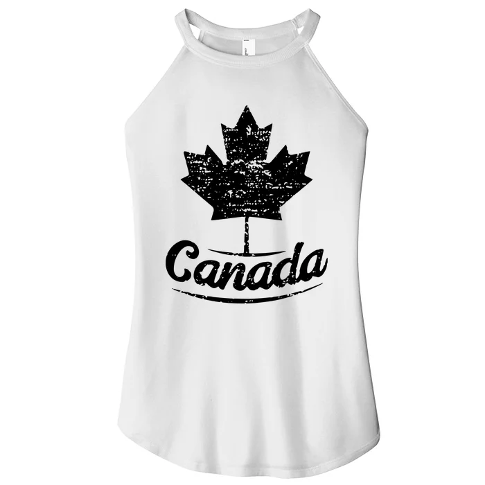 Vintage Canada Flag Canadian Flag Maple Leaf Women’s Perfect Tri Rocker Tank