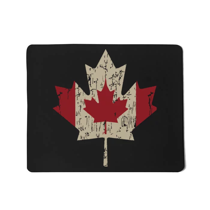 Vintage Canada Flag Shirts Maple Leaf Canadian Pride Mousepad