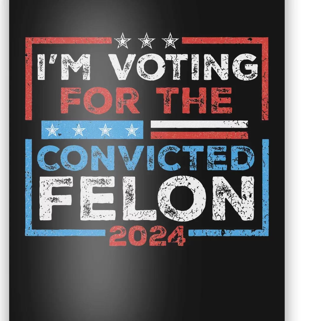 Voting Convicted Felon 2024 Election Poster