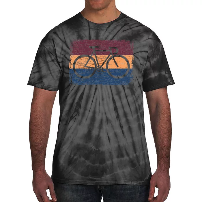 Vintage Cycling Funny Classic Bicycle Bicycling Lover Outfit Tie-Dye T-Shirt