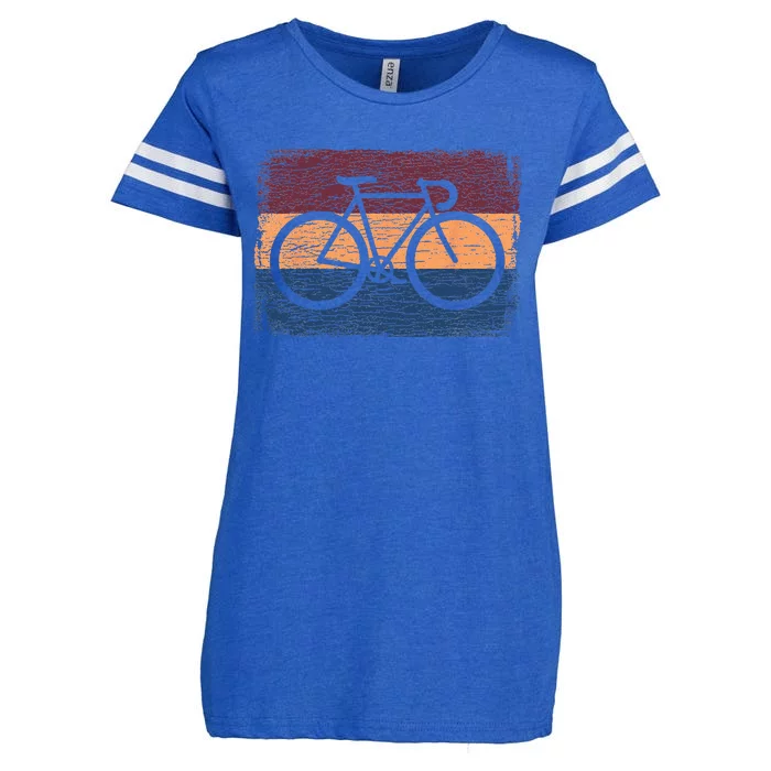 Vintage Cycling Funny Classic Bicycle Bicycling Lover Outfit Enza Ladies Jersey Football T-Shirt