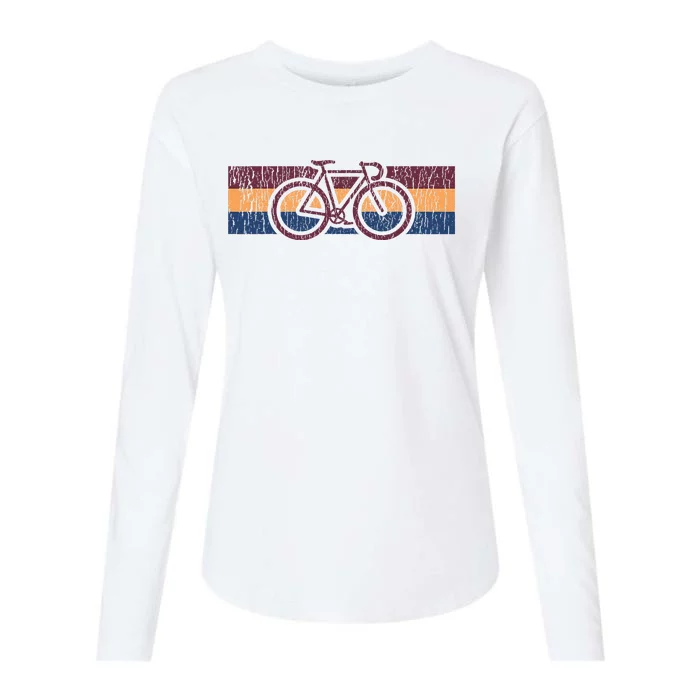 Vintage Cycling Funny Classic Bicycle Bicycling Lover Outfit Womens Cotton Relaxed Long Sleeve T-Shirt