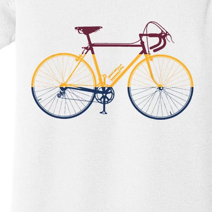 Vintage Cycling Funny Classic Bicycle Bicycling Lover Outfit Baby Bodysuit