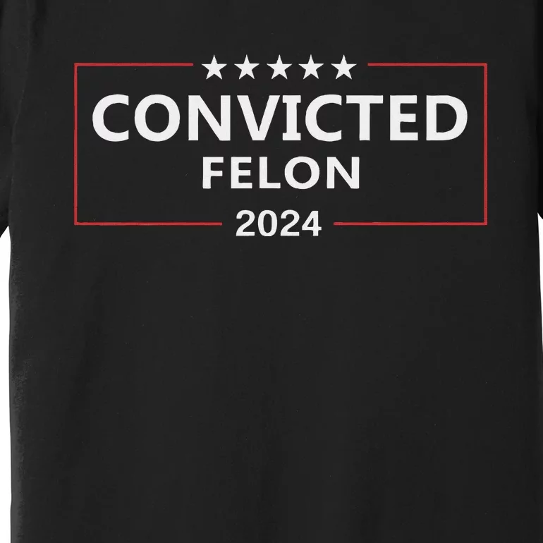 Voted Convicted Felon 2024 Pro Trump Premium T-Shirt