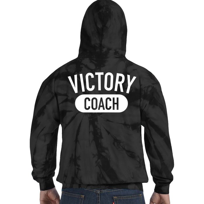 Victory Coach Gymnastics Back Print Tie Dye Hoodie