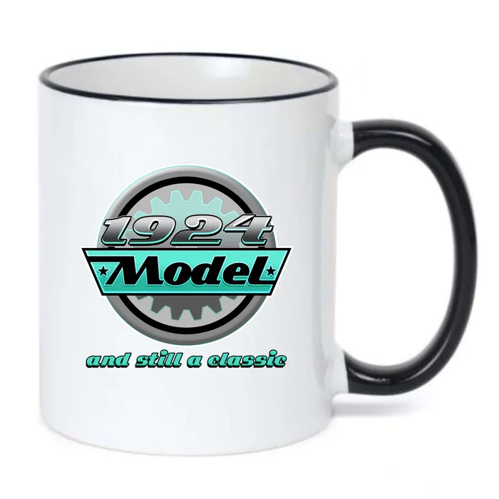 Vintage Car Gear 1924 Model And Still A Classic 100th Birthday Black Color Changing Mug