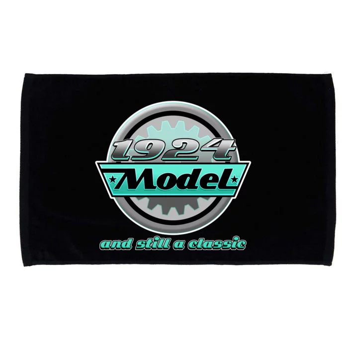 Vintage Car Gear 1924 Model And Still A Classic 100th Birthday Microfiber Hand Towel