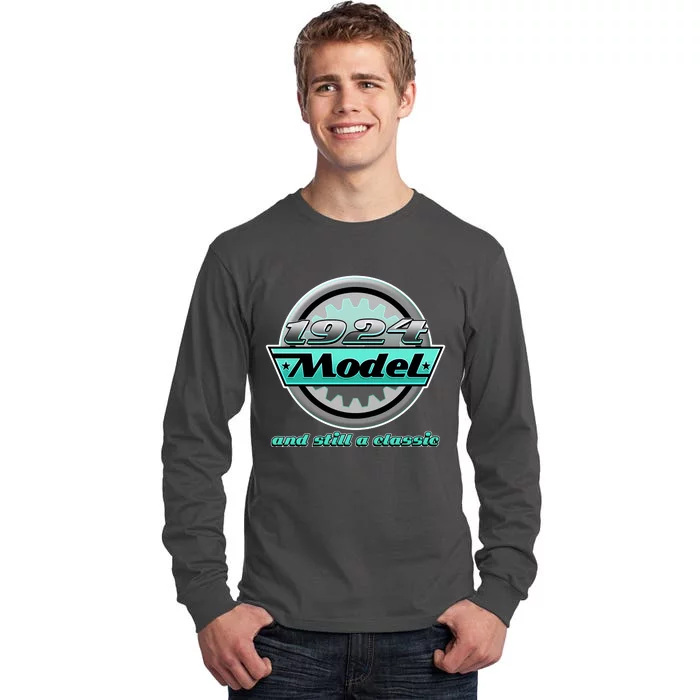 Vintage Car Gear 1924 Model And Still A Classic 100th Birthday Tall Long Sleeve T-Shirt