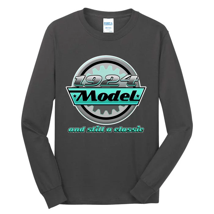 Vintage Car Gear 1924 Model And Still A Classic 100th Birthday Tall Long Sleeve T-Shirt