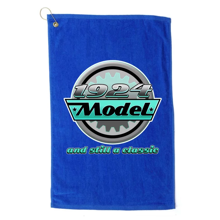 Vintage Car Gear 1924 Model And Still A Classic 100th Birthday Platinum Collection Golf Towel