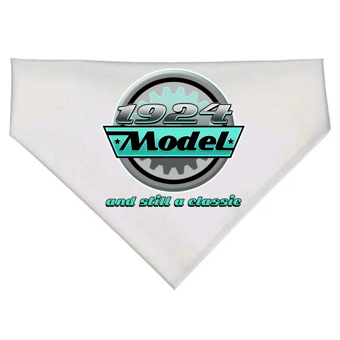 Vintage Car Gear 1924 Model And Still A Classic 100th Birthday USA-Made Doggie Bandana