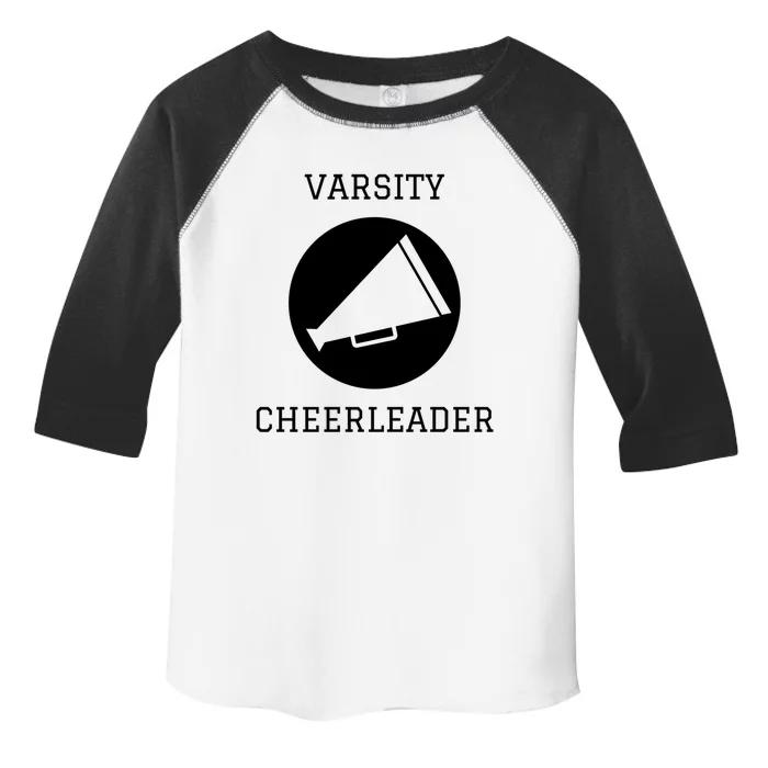 Varsity Cheerleader Gift Toddler Fine Jersey T-Shirt