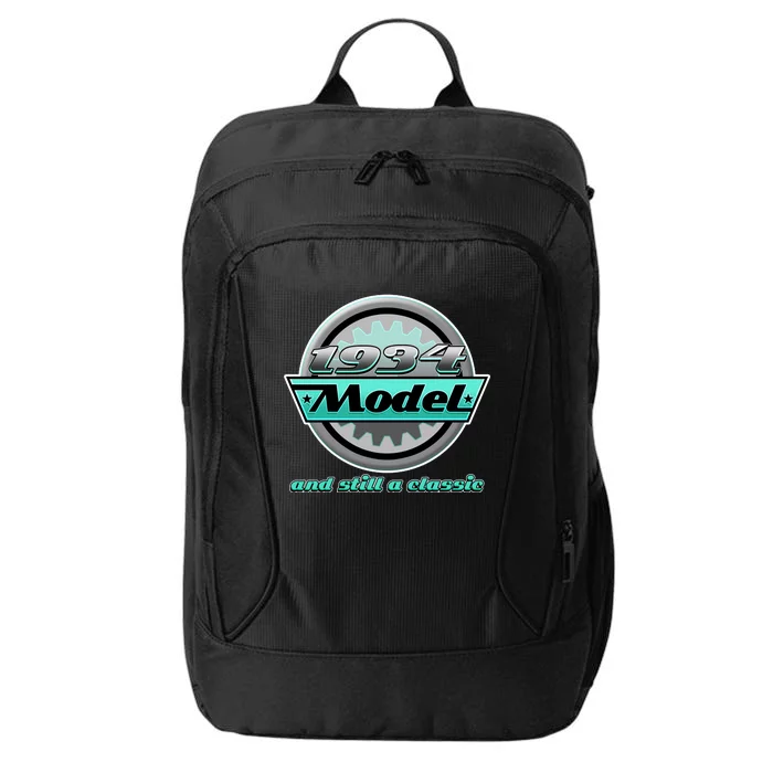 Vintage Car Gear 1934 Model And Still A Classic 90th Birthday City Backpack