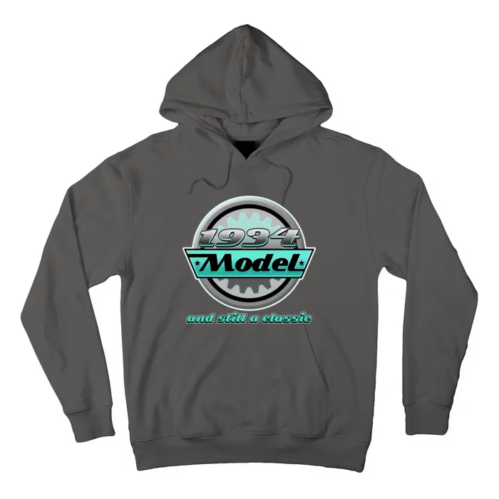 Vintage Car Gear 1934 Model And Still A Classic 90th Birthday Hoodie