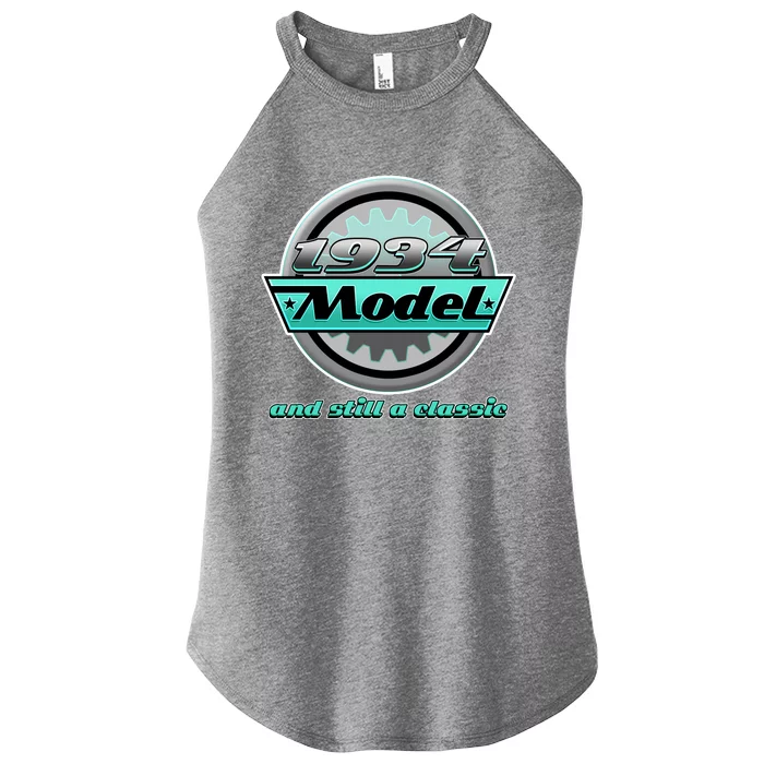 Vintage Car Gear 1934 Model And Still A Classic 90th Birthday Women’s Perfect Tri Rocker Tank