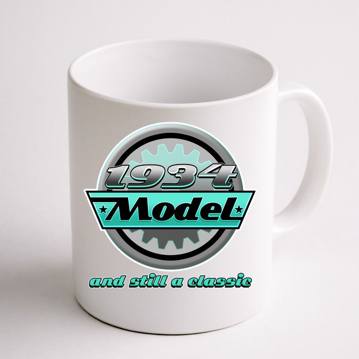 Vintage Car Gear 1934 Model And Still A Classic 90th Birthday Front & Back Coffee Mug