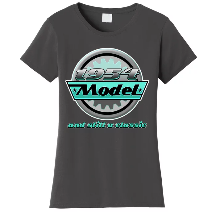 Vintage Car Gear 1954 Model And Still A Classic 70th Birthday Women's T-Shirt