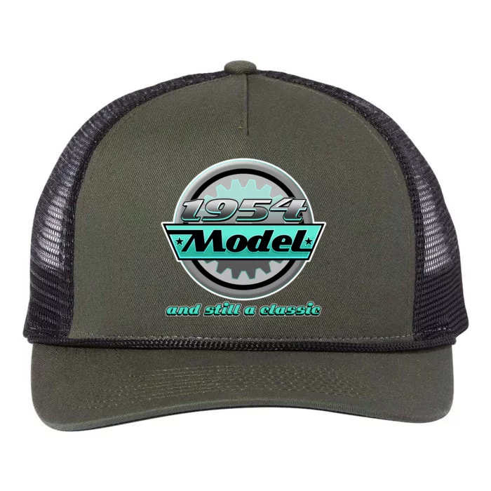 Vintage Car Gear 1954 Model And Still A Classic 70th Birthday Retro Rope Trucker Hat Cap