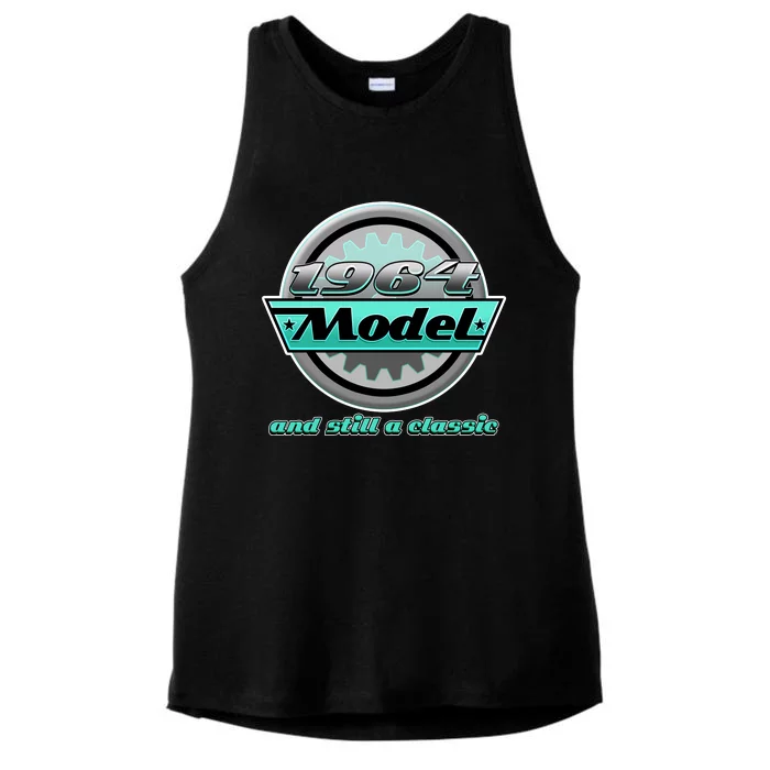 Vintage Car Gear 1964 Model And Still A Classic 60th Birthday Ladies Tri-Blend Wicking Tank