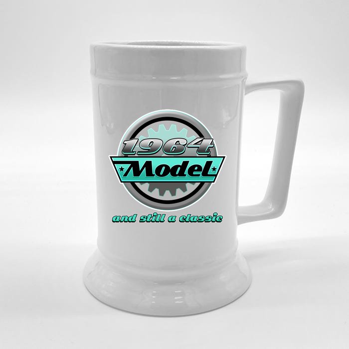 Vintage Car Gear 1964 Model And Still A Classic 60th Birthday Front & Back Beer Stein