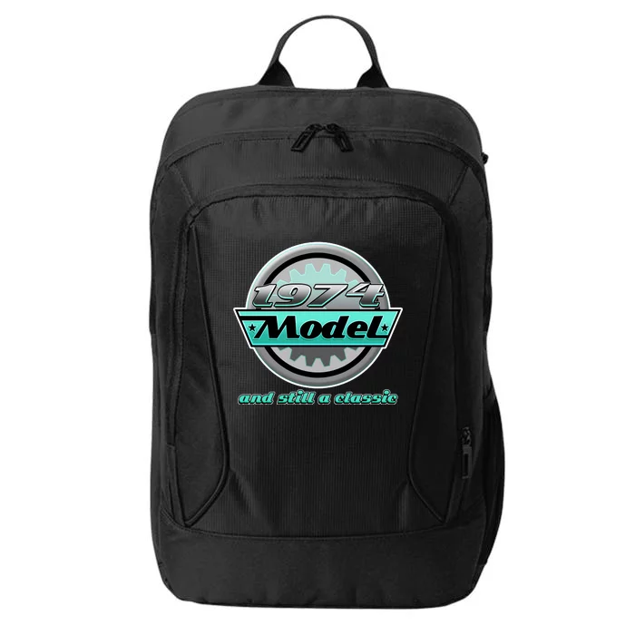 Vintage Car Gear 1974 Model And Still A Classic 50th Birthday City Backpack