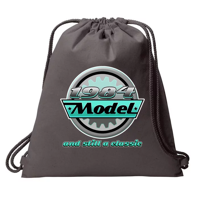 Vintage Car Gear 1984 Model And Still A Classic 40th Birthday Drawstring Bag