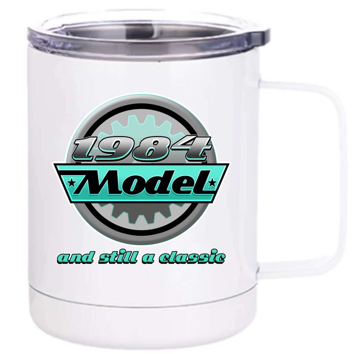 Vintage Car Gear 1984 Model And Still A Classic 40th Birthday Front & Back 12oz Stainless Steel Tumbler Cup