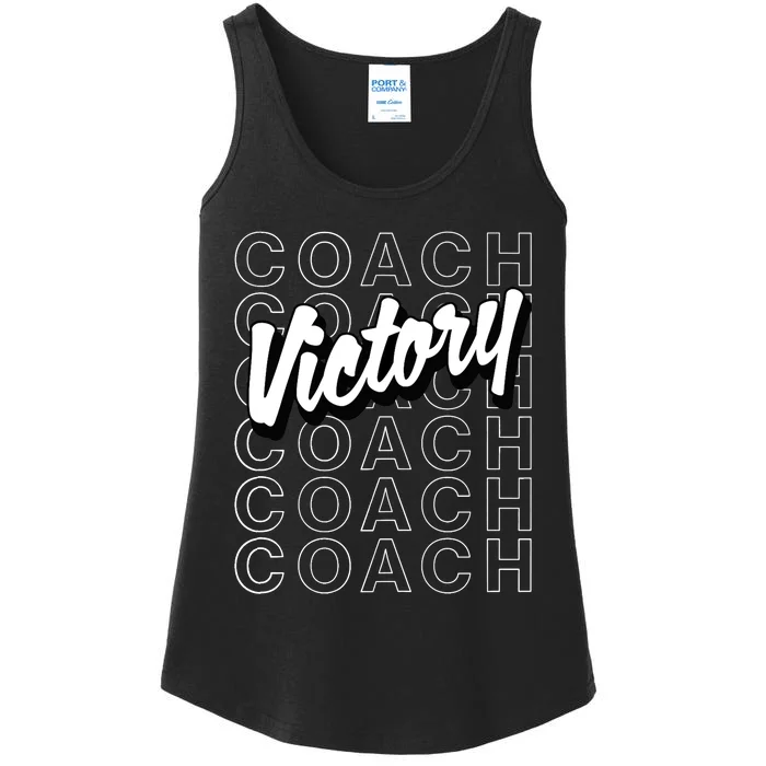 Victory Coach - Gymnastics Tank Top Ladies Essential Tank