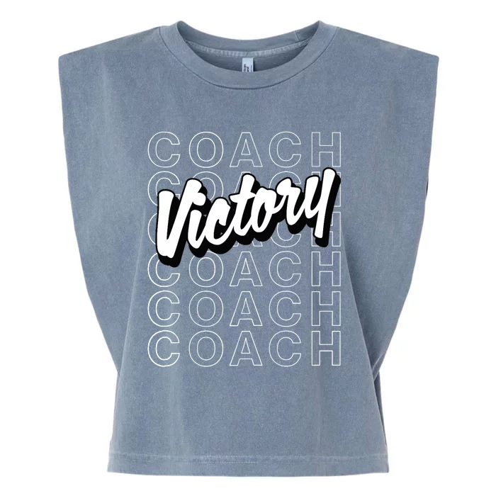 Victory Coach - Gymnastics Tank Top Garment-Dyed Women's Muscle Tee