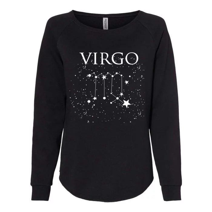 Virgo Constellation Gift Zodiac Symbol Womens California Wash Sweatshirt