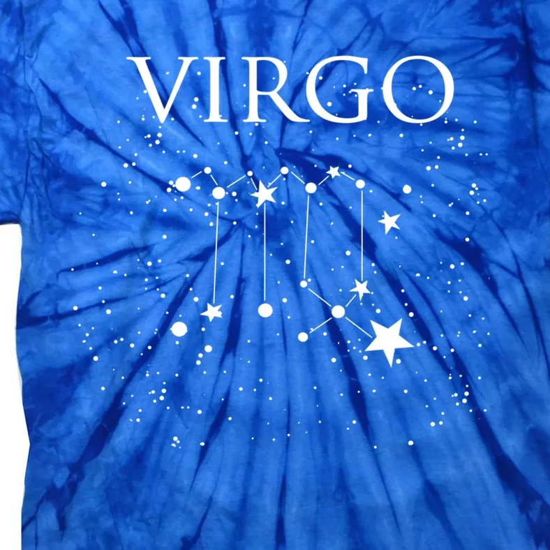 Virgo Constellation Gift Zodiac Symbol Tie-Dye T-Shirt