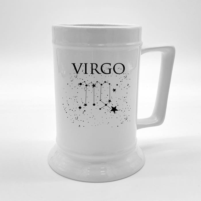 Virgo Constellation Gift Zodiac Symbol Front & Back Beer Stein