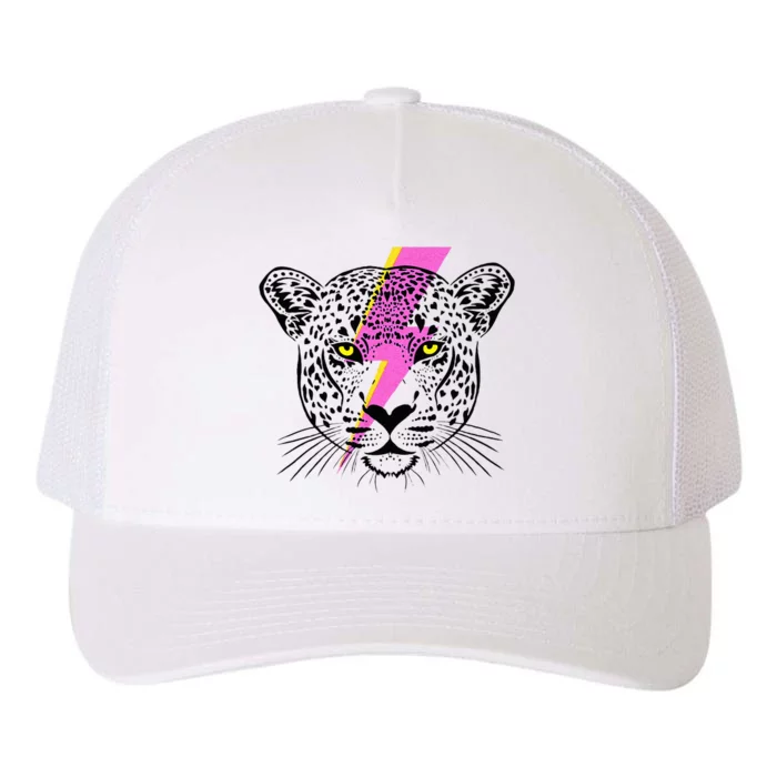 Vintage Cheetah Graphic Tee For Wo and Cute Summer Yupoong Adult 5-Panel Trucker Hat