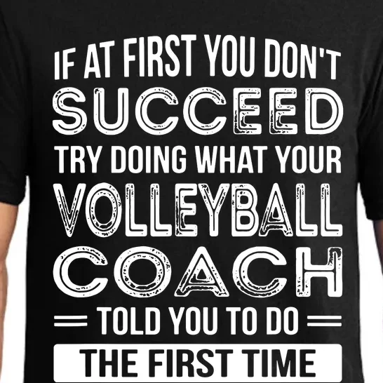 Volleyball Coach Gift Funny Thank You Gift Pajama Set